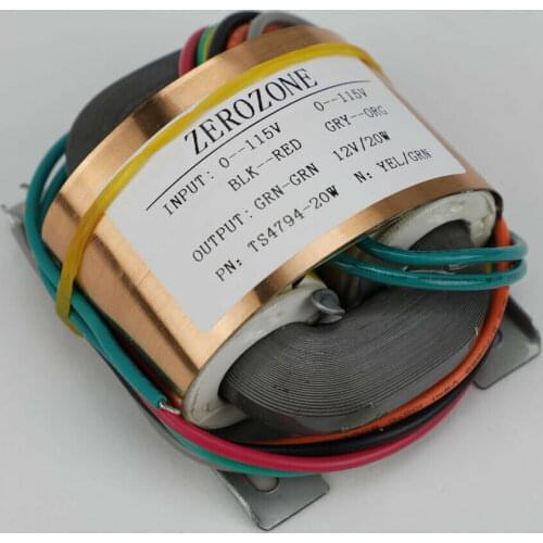 GZLOZONE 20VA Pure Copper R-core Transformer 22V / 24V /28V /32V/ other voltage L16-2-2