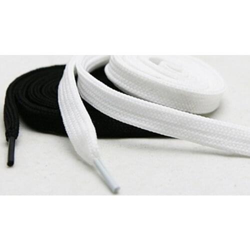 1 Pair High Quality White Black Shoelace 100cm Men Women Shoes Lace For Sneakers Canvas Shoes