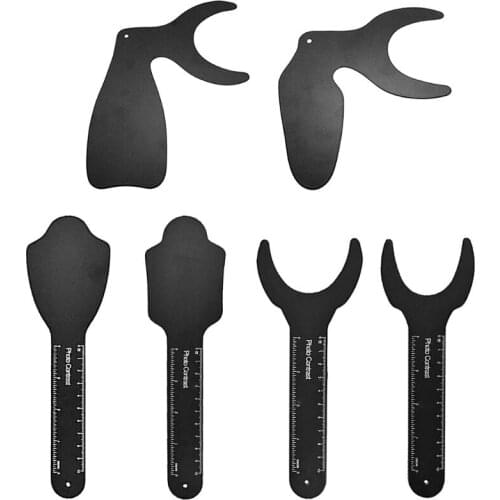 1pc Dental Photographic Image Contrast Board Oral Cheek Black Plate Contrasters Autoclavable Lab Tools 6 Size