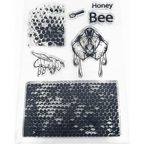 11*16 Vinatge Honey BeeCraft Transparent Silicone Stamp for Scrapbooking Cards Making DIY Photo album Decorative Clear Stamp