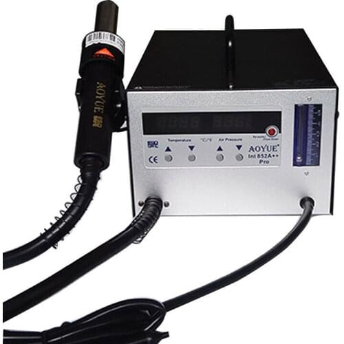 110V AOYUE I852A++ Hot Air Gun Desoldering Station