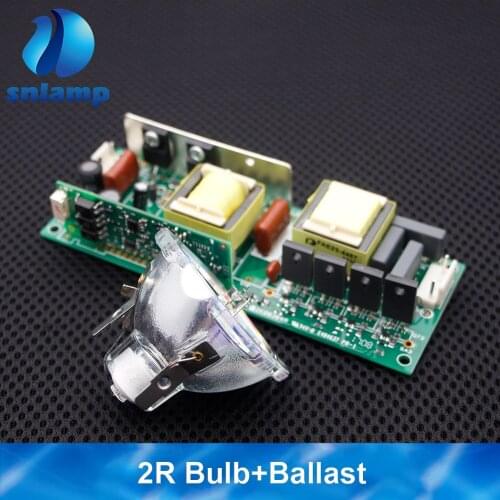 2 Sets SNLAMP 132W 2R Sharpy Moving Head Beam + 132W 2R Power Supply Ballast MSD Platinum Lamp R2