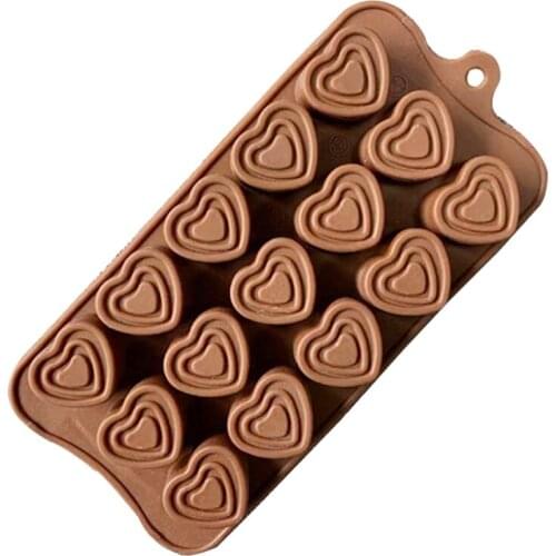 2019 Heart Silicone Cake Mold Ice Cream Pizza Chocolate Fruit Pie Mould Baking DIY Baking Tool Bread