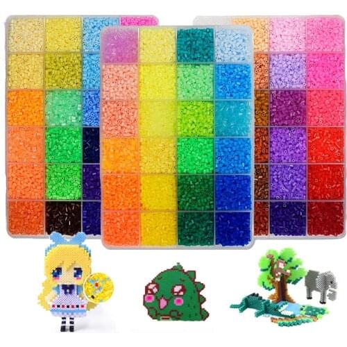 24/48/72 Colors Refill Beads Puzzle Crystal DIY Water Spray Beads Det Ball Games 3D Handmade Magic Toys for Children Girls Gift
