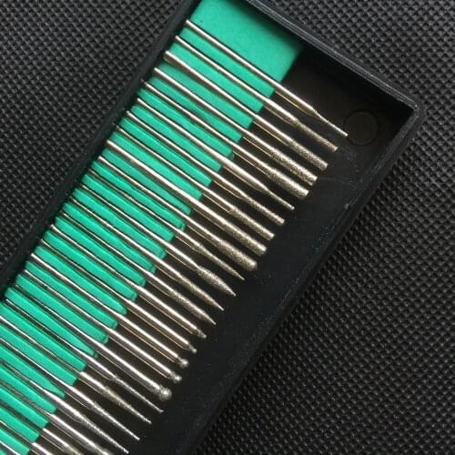 30pcs /box Dental Lab Equipment Diamond Burs Millers Tooth Drill Jewelers Dentist Product Dental Polishing