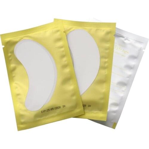 50/100Pairs Eyelash Extension Eye Pads Pillows Disposable Patches for Eyelashes Under Eyes Tips Lint Free Lash Sticker Wraps