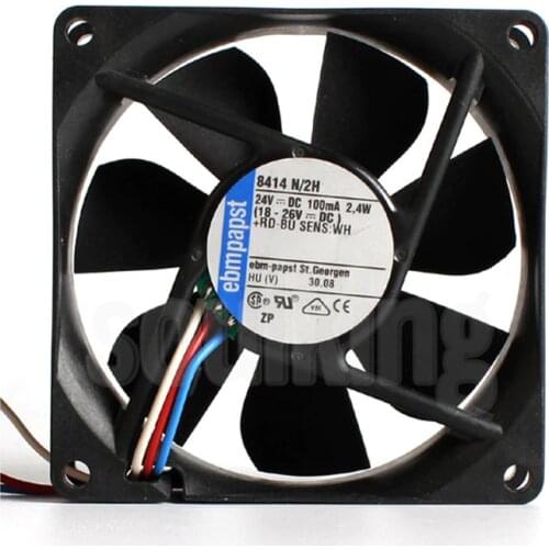 8414N/2H 8025 24V 2.4W heat dissipation inverter fan 6months Warranty