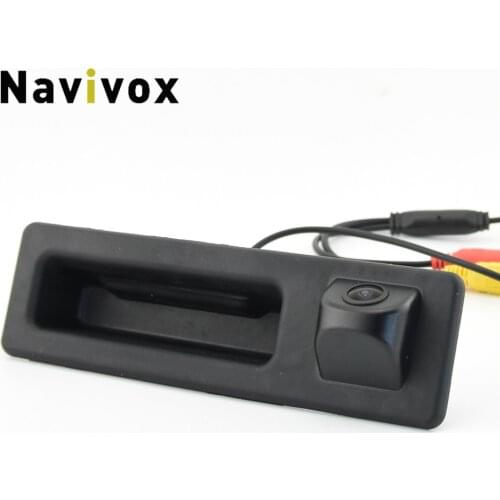 Navivox Car Rear View Reverse Backup Trunk Handle Camera For BMW 5 Series F10 F11/ 3 series F30 F31 F32/X3 F25/X4 F26/X5 F15/X6