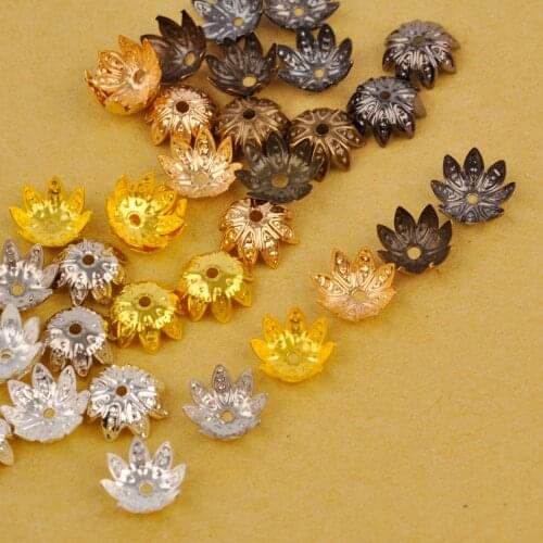 1000Pcs Flower Torus Shape Beads Caps Jewelry Findings Spacer Beads For Jewelry Making Charms Necklace Bracelets
