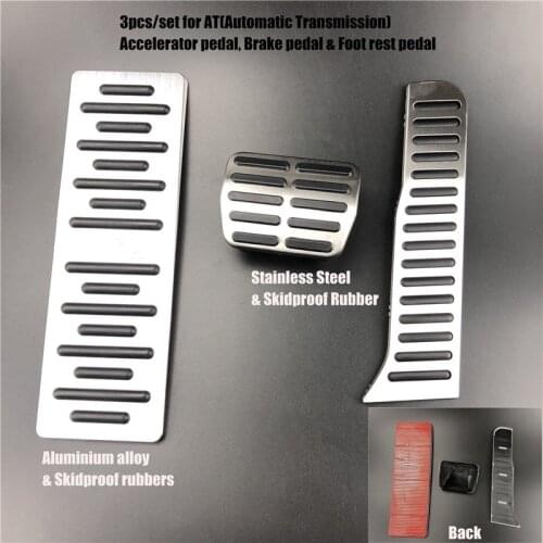 For Audi Q3 8U A3 TT Golf Jetta Beetle Vento Rabbit Tiguan Touran Skoda Octavia A5 Yeti Superb Seat Altea Leon Pedal Accessories