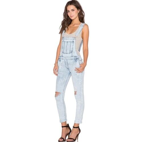 Denim Casual Sleeveless Female Jumpsuit Streetwear Fashion For Women
