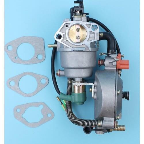 Carburetor Dual Fuel Coversion Kit Auto Choke For Honda GX390 188F/190F 4.5KW-5.5KW Engine Generator LPG/CNG/GASOLINE Carb
