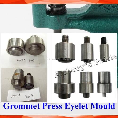 Metal Steel Eyelet Mould Inner Diameter 3.5 4 4.5 5 5.5 6 8 10 12 14 17 18 19 20 24MM for Manual Grommet Press Machine Button