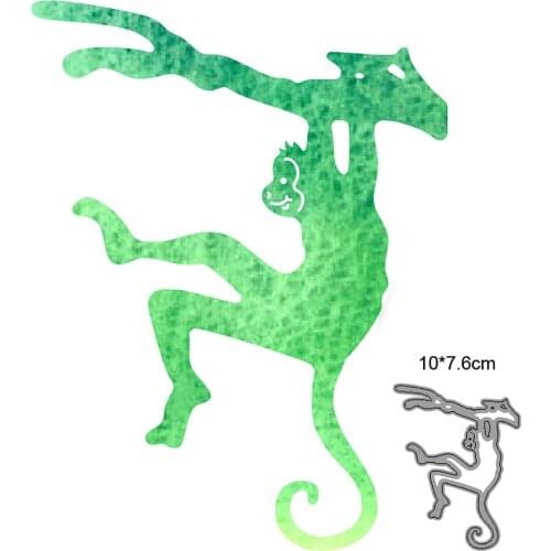 Animals Monkey Metal Cutting Dies Stencils dies for DIY Scrapbooking dies Paper Craft Decoration Craft dies Embossing Die Cuts