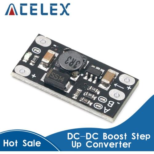 Mini DC-DC Boost Step Up Converter 3V 3.2V 3.3V 3.7V 5V 9V to 12V Voltage Regulator PCB Board Module can set 5V/ 8V/ 9V