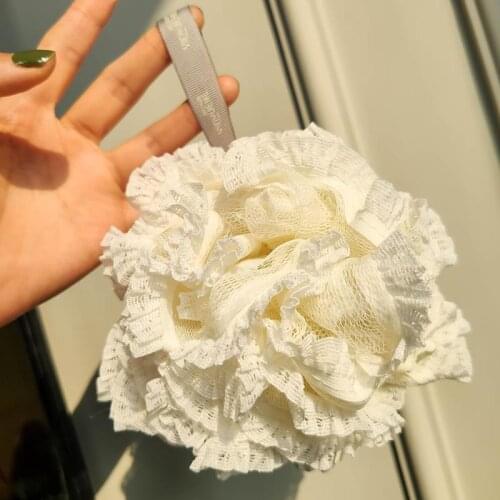 Bathing ball bath flower cute girl bathing ball super soft large childrens bubble bomb is not easy to disperse bath flower