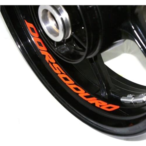 Motorcycle Wheel Sticker Decal Reflective Rim Bike Motorcycle Suitable for APRILIA DORSODURO