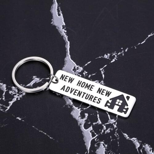 Our First Home Keychains Housewarming Gift New Home Gift House KeyringsBest Friend Keychain for Friend BFF Besties for Christmas