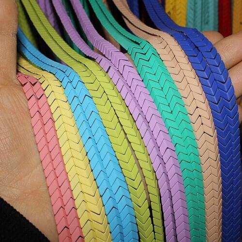 Natural Stone 25 Colors Hematite Rubber Beads Loose Faceted Matte Beads For Jewelry Making DIY Bracelet