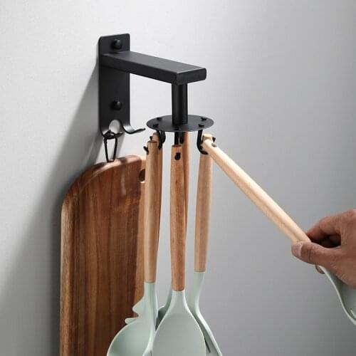 Kitchen Spoon chopsticks organizer storage hooker with 360 degree rotate Sponge holder For kitchen accessories Kitchen organizer