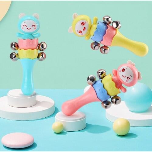 Baby Music Rattle Teether Toy Girl For Child 0-12 Education Mobile Cot Kids Bed Newborn Stroller Crib Infant Pacifier Weep Tear