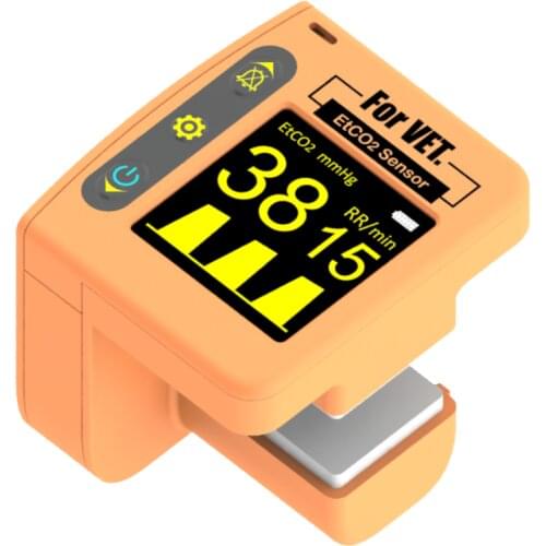 Portable Mainstream Etco2 sensor Capnograph for pet