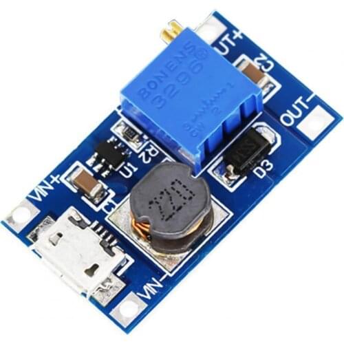 Bluelans Converter DC to DC Step Up Supply 2V 24V Input Step Up Converter for Electronic Equipment