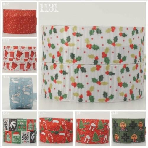 10yards - different size -CHRISTMAS ribbon -Christmas tree/Santa Claus/Snow/Snowman,green grosgrain ribbon/satin ribbon