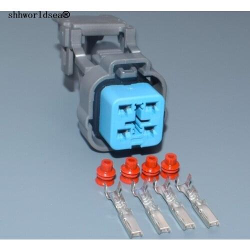 Shhworldsea 4 pin 2.2mm car waterproof auto connector (2.2) female 6189-6887 CRV fuel pump petrol electric plug