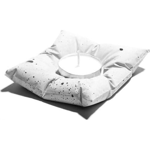 Silicone Concrete Molds Cement Pillow Mould Candle Holder Mold Candlestick Molds Home Crafts Decoration Silicone Rubber PRZY