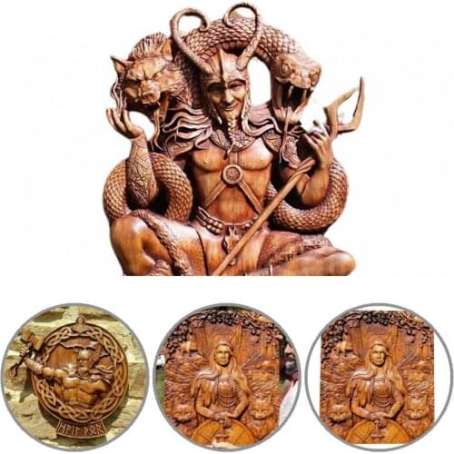 Exquisite Chic Doors Garden Statue Ornaments Eco-Friendly Garden Statue Durable for Outdoor