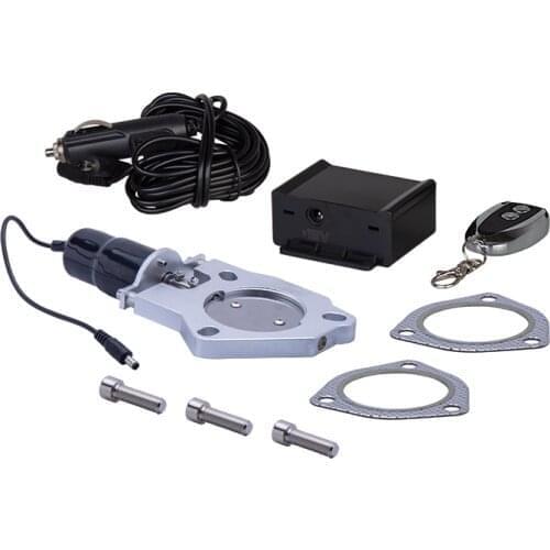 Universal 3.0 Inch Exhaust System Stainless Steel Y Pipe Electric Exhaust CutOut Cut Out Valve With Electronic Remote