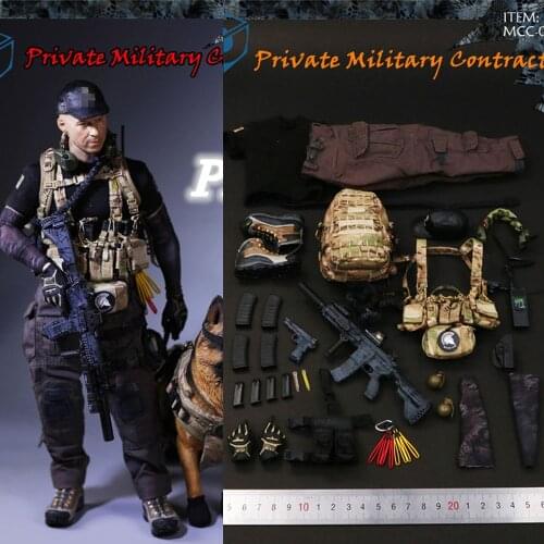 In Stock 1/6 Scale Male Solider Figure Clothes Accessory MCC-004 1/6 PMC Tactical Suit Set without Dog Model for 12'' Man Body