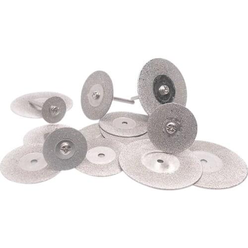 5PCS 16mm~50mm Diamond Grinding Wheel Rotary Circular Saw Blade Abrasive Diamond Disc Mini Cutting Disc For Rotory Accessories