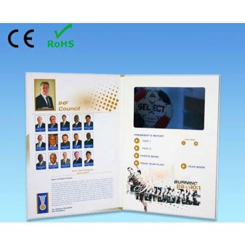 7inch Customized Screen Video Greeting Cards Fashion Design Video Advertising Cards(HYH-3070)