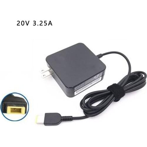 20V3.25A Square Port AC Adapter For Lenovo V110-14 V110-15ISK B51-30 B51-35 B51-80 Laptop Portable Power Charger