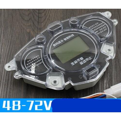 Electric Vehicle Accessories Instrument Electric Motor Vehicle Code Meter Odometer Voltmeter Riding