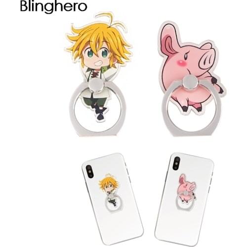 BH1323 Mobile Phone Holder Finger Ring Holder Lovely Anime Phone Holder Phone Stand Support For All Phone