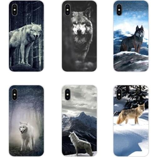 For Samsung Galaxy A3 A5 A7 A9 A8 Star A6 Plus 2018 2015 2016 2017 Wolf on Snow Accessories Phone Cases Covers