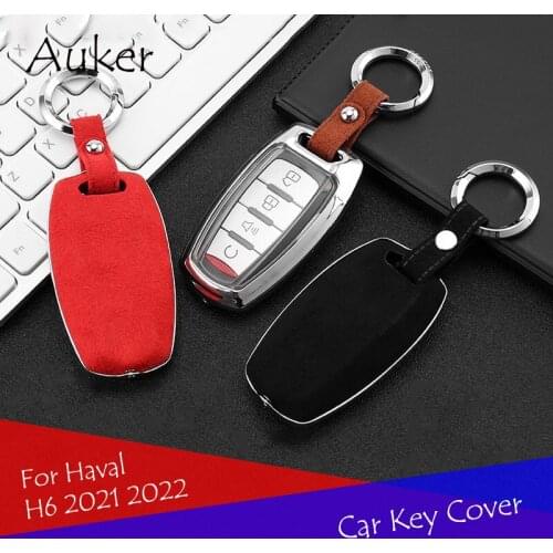 Car Keyless Remote Key Case Smart Key Cover For Seat Keychain Key Fob Cover For Haval H6/Jolion 2021 2022