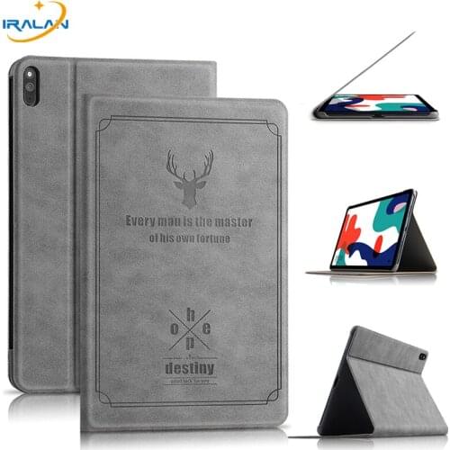 Vintage Leather Case for Huawei MatePad 10.4 Inch BAH3-W09 BAH3-AL00 Stand Tablet Cover For Mate Pad 10.4 2020 Case+Film+Stylus