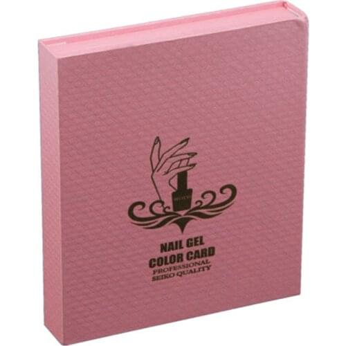 120/216 Slots Color Book Gel Nail Display Book Nail Polish Showing Shelf Dedicated Board with False Tips DIY Chart Painting