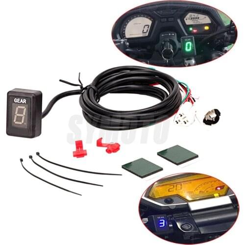 Motorcycle LCD Electronics 6 Speed 1-6 Level Gear Indicator Digital Gear Meter Accessories For KTM 690 Duke R EFI ALL YEARS