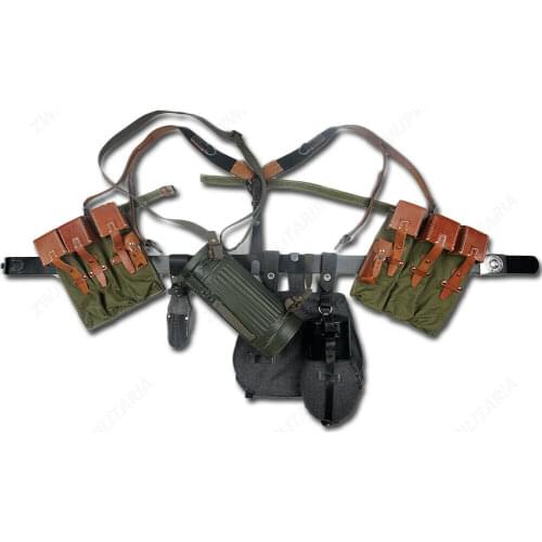 WW2 WWII German Army mp44 Canvas Pouch Combination SOLDIER COMBAT HIGH QUALITY MILITARY EQUIPMENT COLLECTION WAR REENACTMENTS