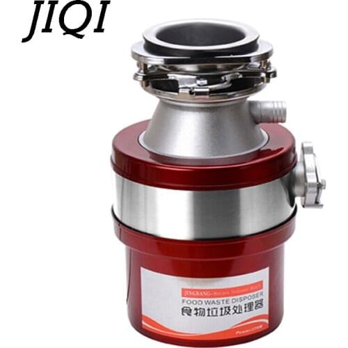 JIQI 370w kitchen food waste disposer with air switch garbage processor disposal crusher grinder Stainless steel sink appliance