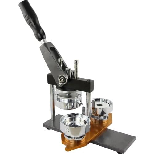 New type badge making machine with 58mm size round mould DIY Shaking head button maker