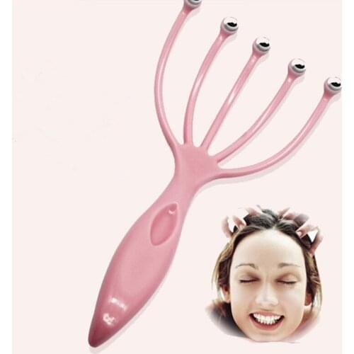 Best Selling Head Massager Five Finger Ball Plastic Scalp Massager Relieve Pressure Itch Massager For Head Rake Head Skin