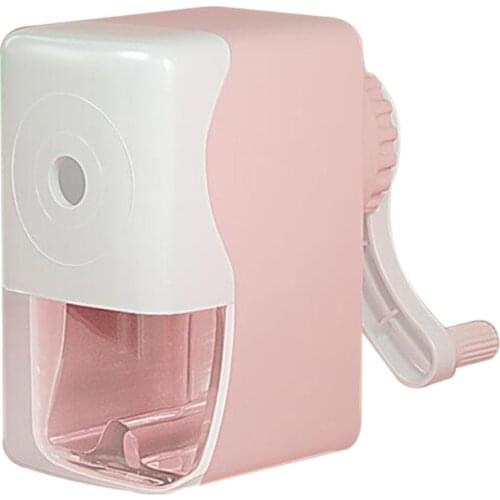 H8WA Mini Cute Lovely Pencil Sharpener Sky Blue/Light Pink Creative Pencil Cutter Knife School Supply Pencil Cutter Accessory