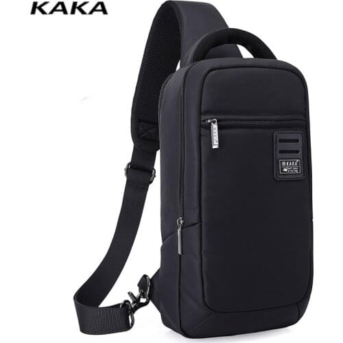 Xiaomi Multifunctional Mens Chest Bag Waterproof Crossbody Pack Large Capacity Shoulder Messenger Bag Biker Satchel