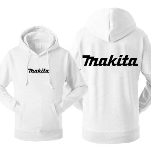 Makita New Brand Fashion Mens Harajuku Style Hoodies 2021 Spring Autumn Mens Casual Delicate Put Together Hoodies Print Tops